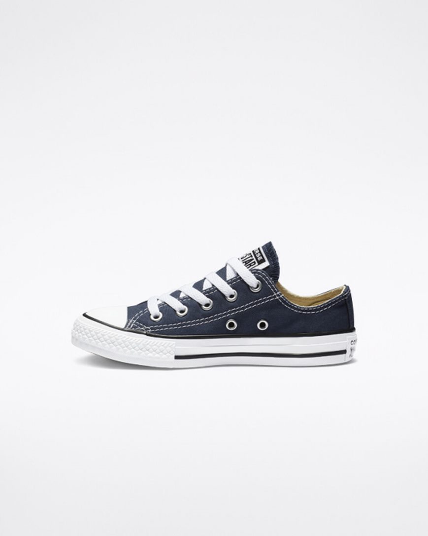 Zapatillas Bajas Converse Chuck Taylor All Star Classic Niña Azul Marino | PE EWL745